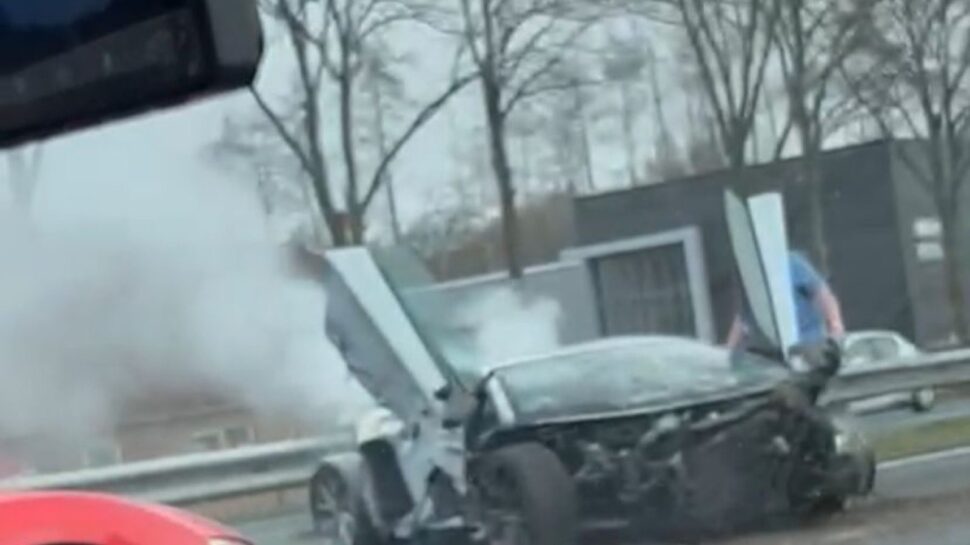 gecrashte Aventador S