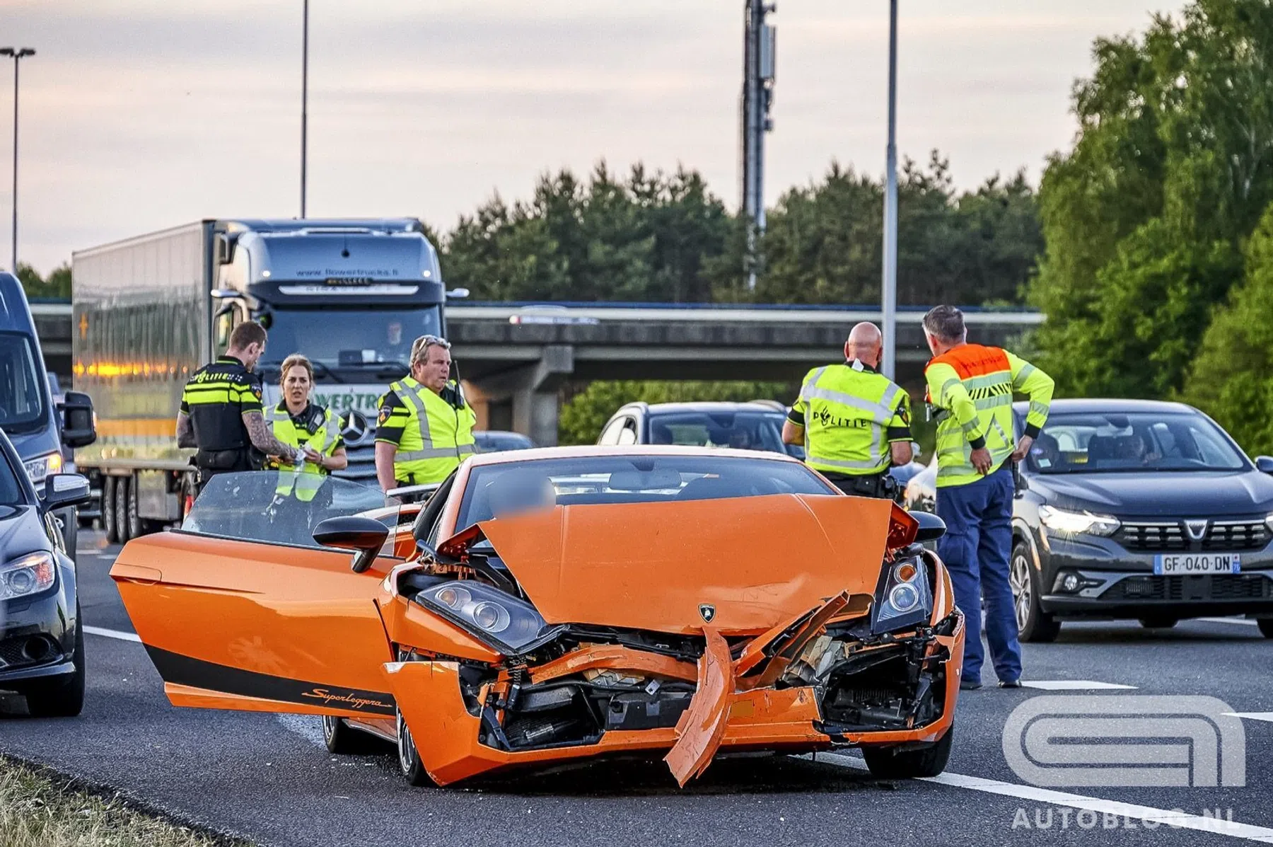 Gallardo Superleggera crasht