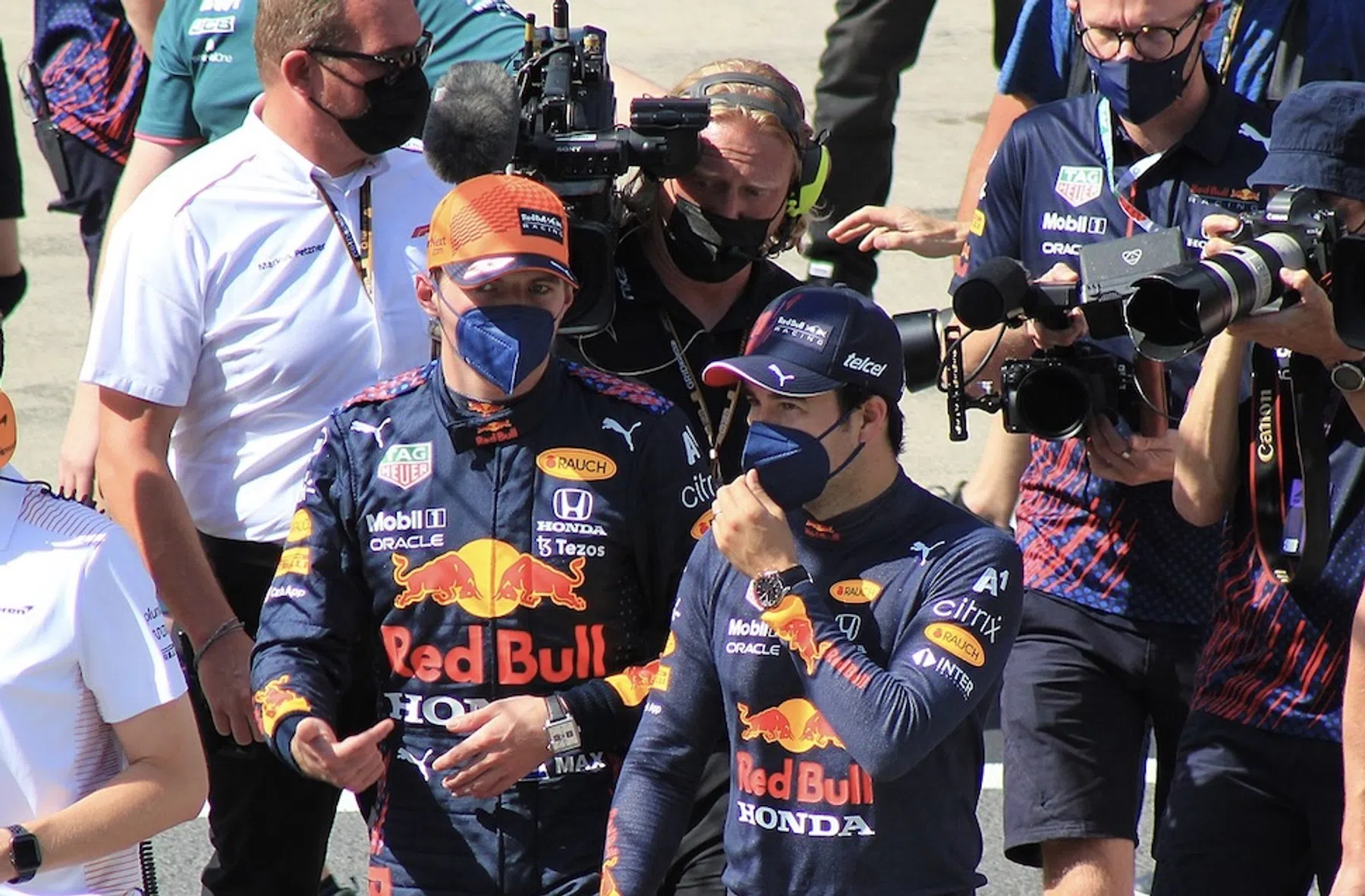 Verstappen Perez Monaco
