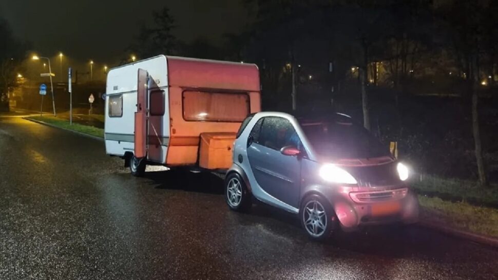 Een Smart is de ideale caravantrekker!