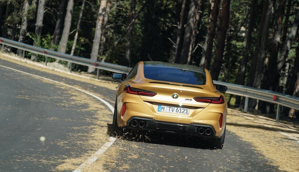 BMW M8 rear
