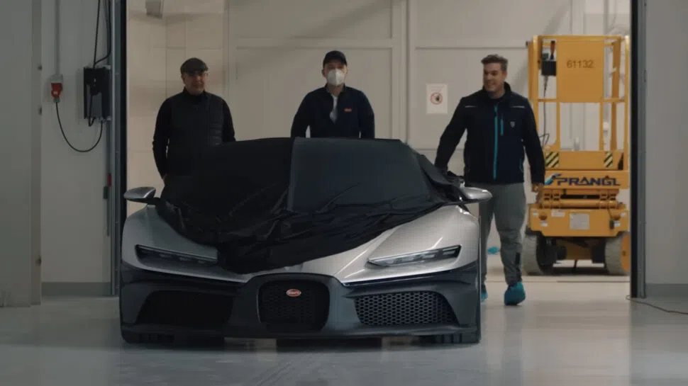 Naar welke mysterieuze Bugatti kijken we hier?
