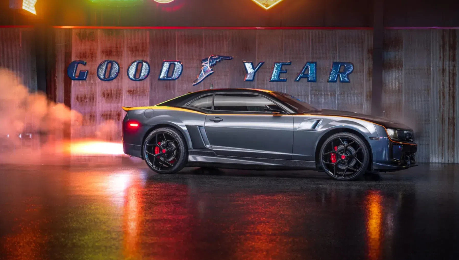 Deze Camaro heeft een straalmotor en staat te koop