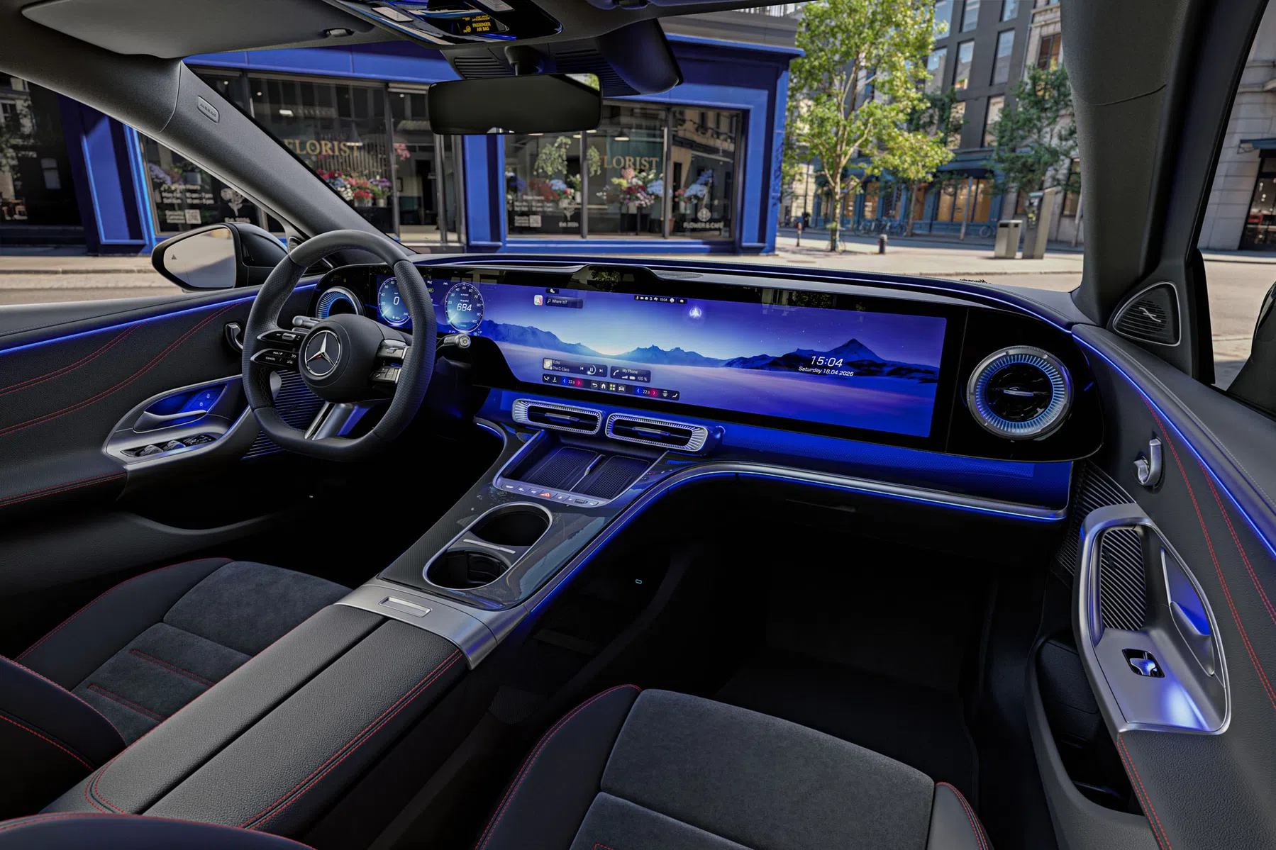 Dit is het interieur van de compleet nieuwe Mercedes C-Klasse