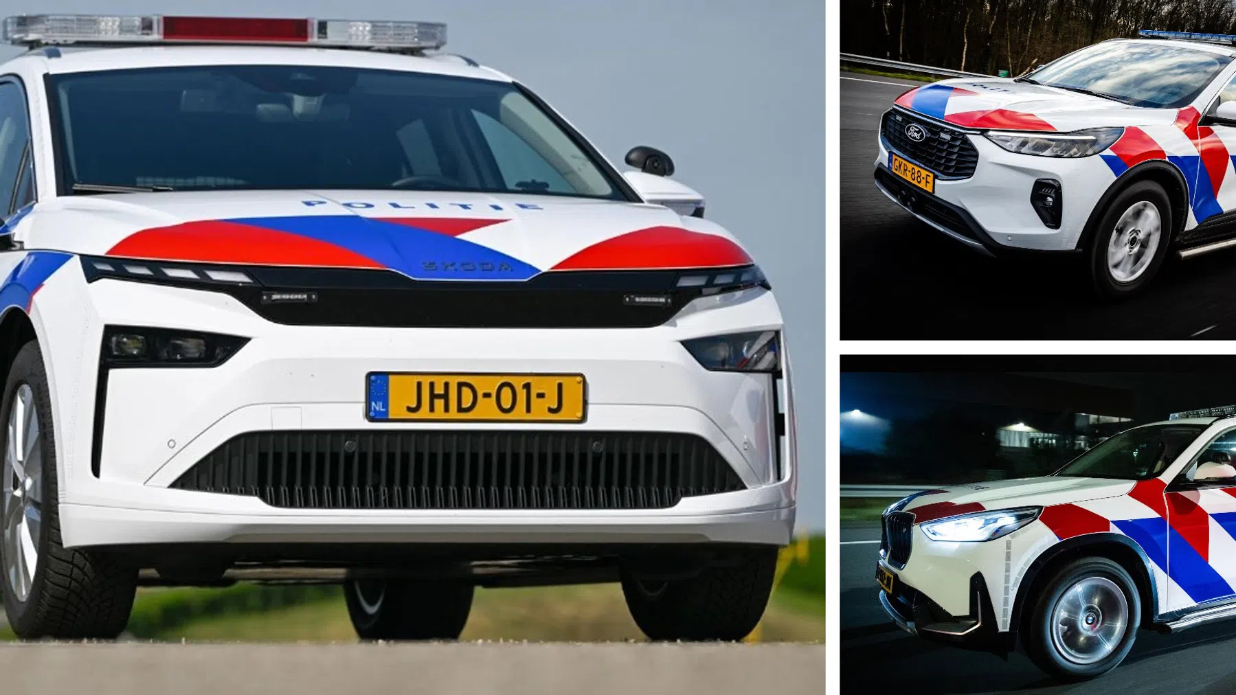 Wat is de betere politieauto? Enyaq vs. X1 vs. Kuga