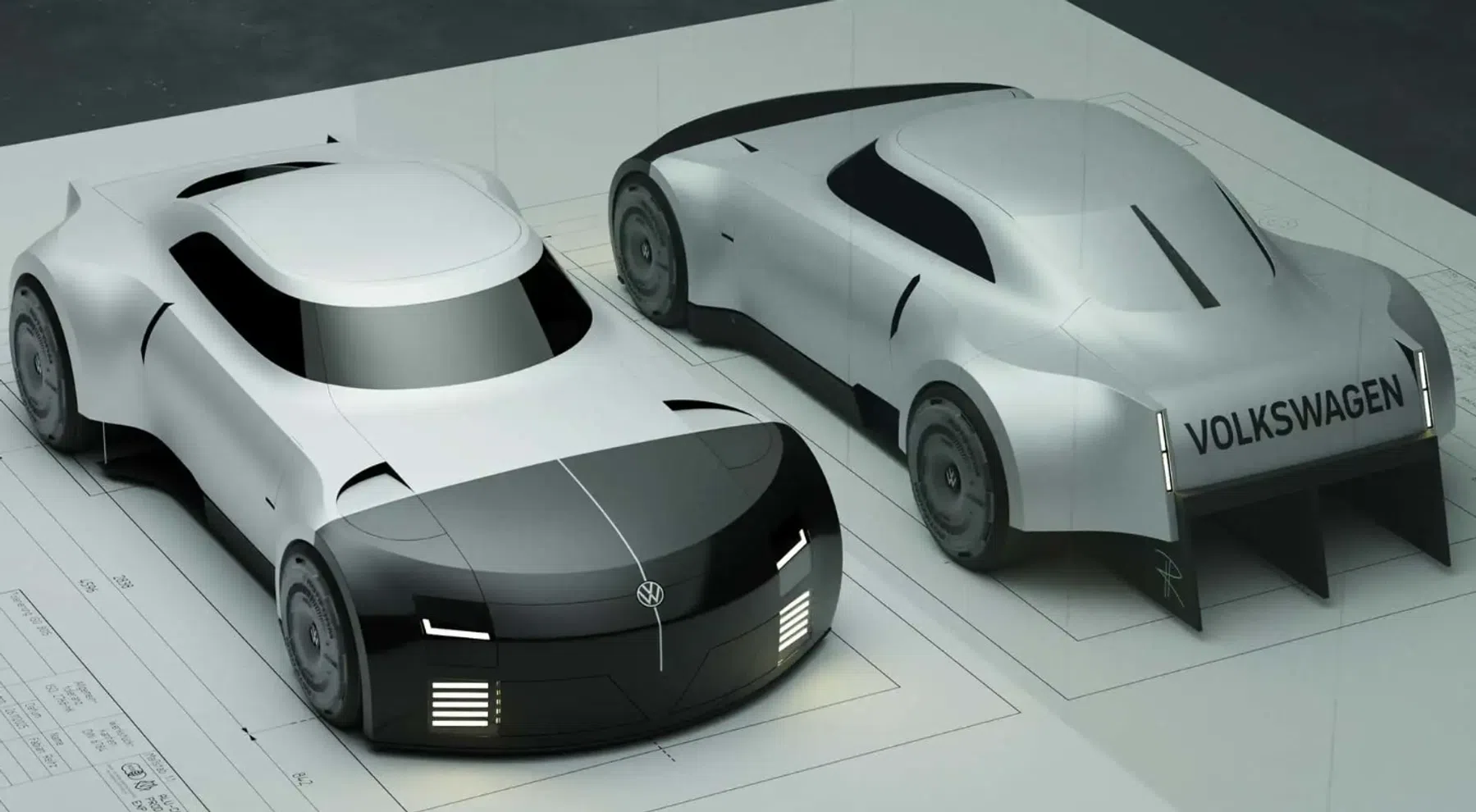 Deze Volkswagen-stagiair tekent een supercar die iedereen wil