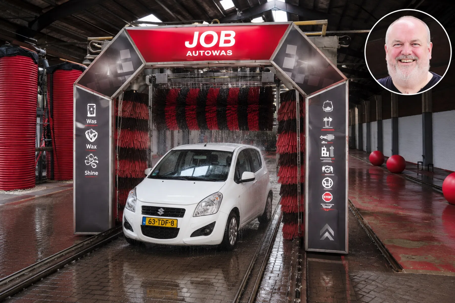 Deze meneer gaat vaker door de wasstraat dan jij