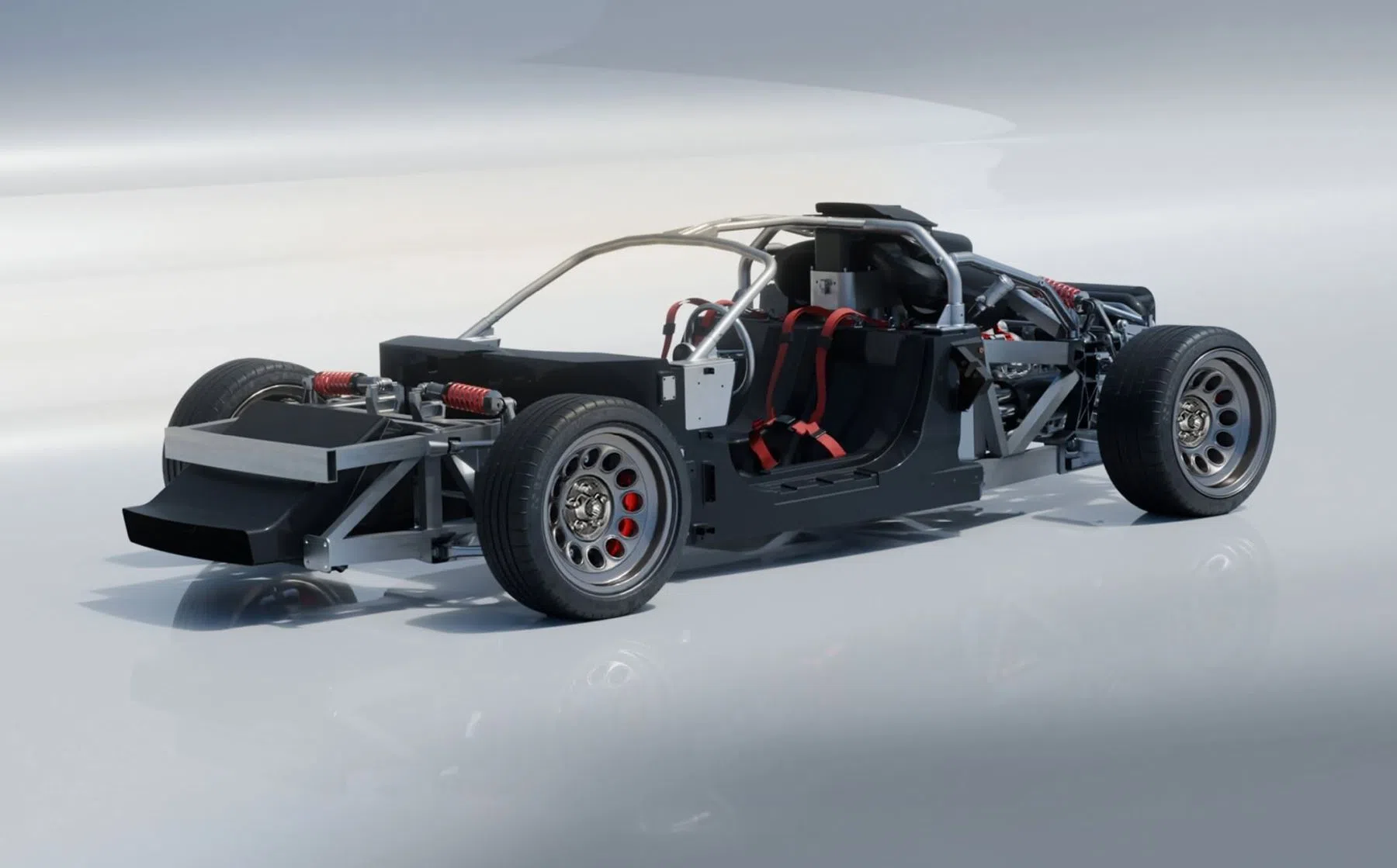 Totem komt met handgeschakelde V12 supercar die bijna compleet is