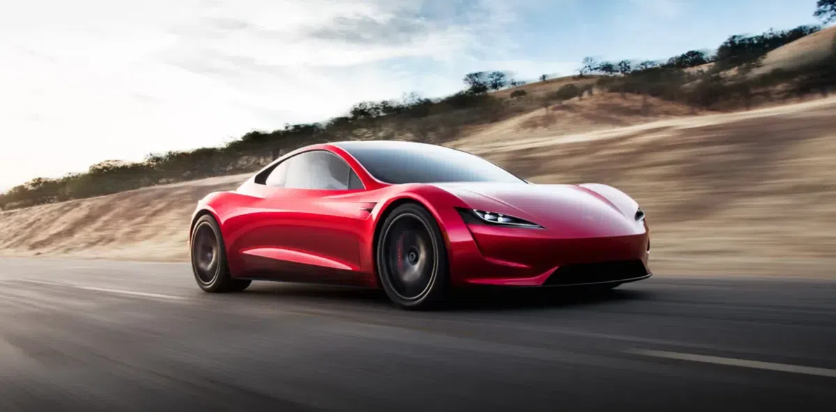 Tesla heeft een bizarre truc voor de nieuwe Roadster