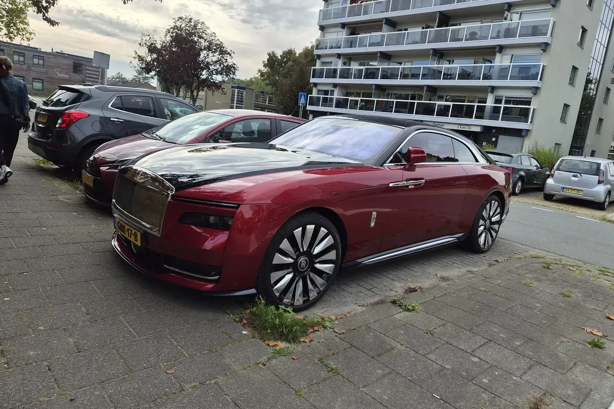 Op deze EV zit voor 160k aan opties