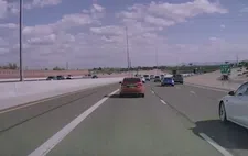 Plots slingeren eindigt in een crash