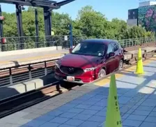 Mazda speelt treintje